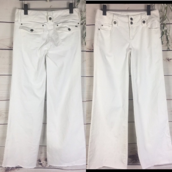 michael kors white flare jeans